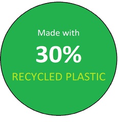 30% Recycled  Plastic - Blue Box GB